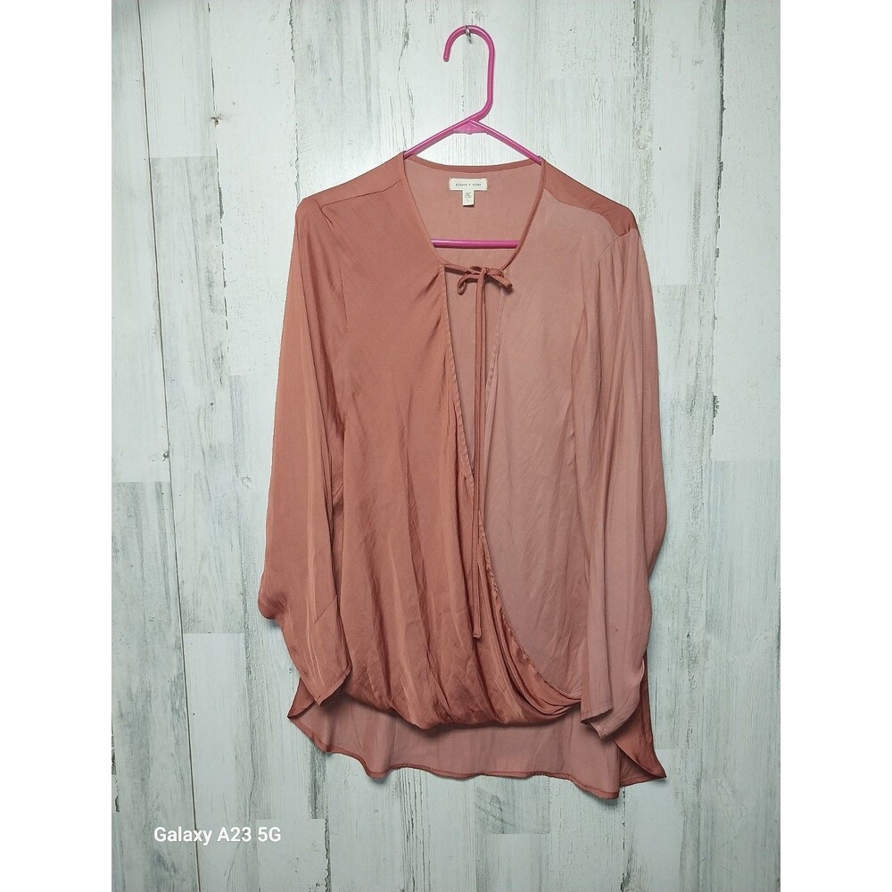 Urban Outfitters Silence + noise Open Front Flowy Festival Hippie Boho Top Large